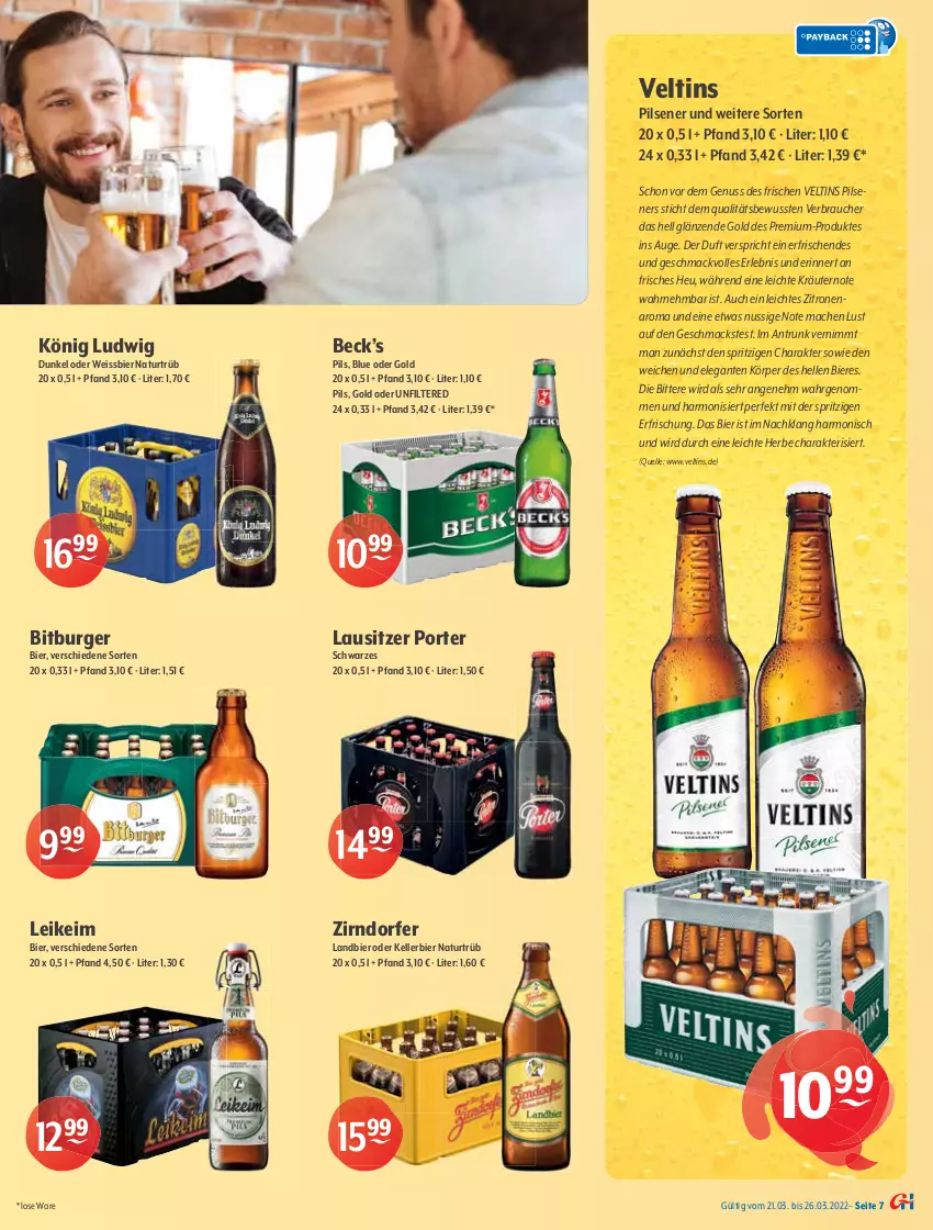 Aktueller Prospekt Getraenke Hoffmann - Prospekte - von 21.03 bis 26.03.2022 - strona 7 - produkty: alkohol, Benediktiner, bier, Biere, bitburger, burger, eis, elle, gin, Heu, jever, kellerbier, kräuter, kräutern, mac, malz, natur, nuss, Paula, paulaner, pils, pilsener, Rauch, reis, Spezi, Ti, veltins, veltins pilsener, vita, vitamalz, weissbier, zitrone, zitronen