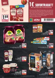 Gazetka promocyjna E Center - Angebote der Woche - Gazetka - ważna od 07.10 do 07.10.2023 - strona 18 - produkty: basilikum, coupon, coupons, deka, eis, erde, feinkost, flasche, gin, heinz, konfitüre, konfitüre extra, Kühne, mehl, reis, rotkohl, sauce, senf, sofortrabatt, thomy, thomy les sauces, Ti, tomate, tomaten, zentis, ZTE