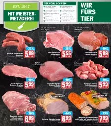 Gazetka promocyjna Hit - Prospekte - Gazetka - ważna od 19.03 do 19.03.2022 - strona 4 - produkty: auer, bio, braten, bratwurst, eis, elle, fleisch, gewürz, grobe bratwurst, gulasch, kasseler, Kette, kotelett, lachs, Meister, monitor, natur, pute, reis, Ria, rind, ring, schinken, schnitzel, schwein, schweine, schweinenacken, schweinerücken, Sport, teller, Ti, tisch, tomate, tomaten, wein, weine, wurst, ZTE
