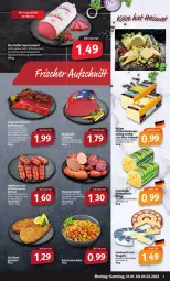 Gazetka promocyjna Markant - Prospekte - Gazetka - ważna od 05.02 do 05.02.2022 - strona 3 - produkty: braten, burger, cambozola, deutscher schnittkäse, grünländer, Käse, linsen, natur, Rote Linsen, rouge, rougette, salami, salat, schnittkäse, schnitzel, Sport, tee, Ti, weichkäse