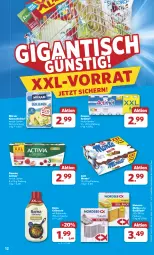 Gazetka promocyjna Combi - Prospekte - Gazetka - ważna od 12.10 do 12.10.2024 - strona 12 - produkty: actimel, activia, backfisch, butter, culinesse, danone, danone activia, eis, fisch, flasche, homann, Käse, käsescheiben, matjes, milram, monte, rama, Rama Culinesse, reis, Ti, zott, Zott Monte, ZTE