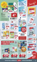 Gazetka promocyjna Combi - Prospekte - Gazetka - ważna od 12.10 do 12.10.2024 - strona 23 - produkty: ajax, allzweckreiniger, ariel, beutel, corona, coupon, coupons, edelstahl, eis, elle, ente, ferrero, Ferrero Küsschen, fertiggericht, fertiggerichte, flasche, frosta, kraft, Paula, paulaner, Pods, reifen, reiniger, reiniger gel, reis, Serviette, servietten, sidolin, Spezi, staubmagnet, swiffer, teller, Ti, topf, tücher, vernel, wc ente, wc frisch, WC Frisch Kraft Aktiv, weck, weichspüler, ZTE