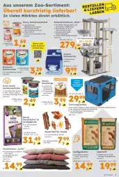 Gazetka promocyjna  - Gazetka - ważna od 05.10 do 05.10.2024 - strona 5 - produkty: aust, Bau, beutel, bosch, catsan, dreamies, eis, ente, fleisch, Geflügel, hängematte, hühner, katzensnack, Katzenstreu, kissen, Kratzbaum, Liege, mehl, nassfutter, nuss, Rauch, Ria, sac, schwein, schweine, snack, soja, Sport, Ti, tisch, wein, weine