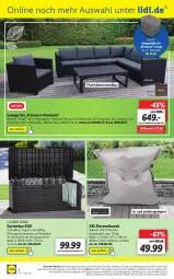 Gazetka promocyjna Lidl - Wochen-Highlights im Onlineshop - Gazetka - ważna od 20.03 do 20.03.2022 - strona 2 - produkty: angebot, angebote, Bau, baumwolle, braun, eis, elle, Garten, kissen, ndk, reis, rel, Ria, sac, Schal, Schale, schutzhülle, sessel, sitzkissen, telefon, Ti, tisch, uhr, wolle