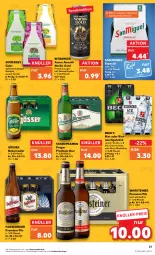 Gazetka promocyjna Kaufland - Gazetka - ważna od 03.08 do 03.08.2022 - strona 21 - produkty: alkohol, angebot, angebote, apfel, apfelwein, beck's, bier, bitburger, burger, cider, eis, getränk, gösser, hasseröder, mac, malz, natur, pils, premium pils, radler, sim, somersby, Staropramen, steiner, Ti, warsteiner, wein