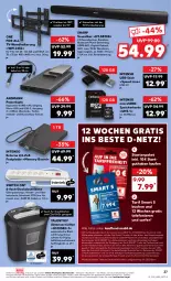 Gazetka promocyjna Kaufland - Gazetka - ważna od 03.08 do 03.08.2022 - strona 27 - produkty: Aktenvernichter, auto, Bank, buch, deka, dvd, eis, erde, fernbedienung, festplatte, HDMI, intenso, Kinder, korb, ladekabel, lamm, latte, LG, microsd, microsdxc, ndk, papier, powerbank, Rauch, rwe, schuhe, Sharp, sim, soundbar, spee, speicherkarte, steckdose, Steckdosenleiste, Surf, telefon, Ti, tisch, usb, versandkostenfrei, wandhalterung