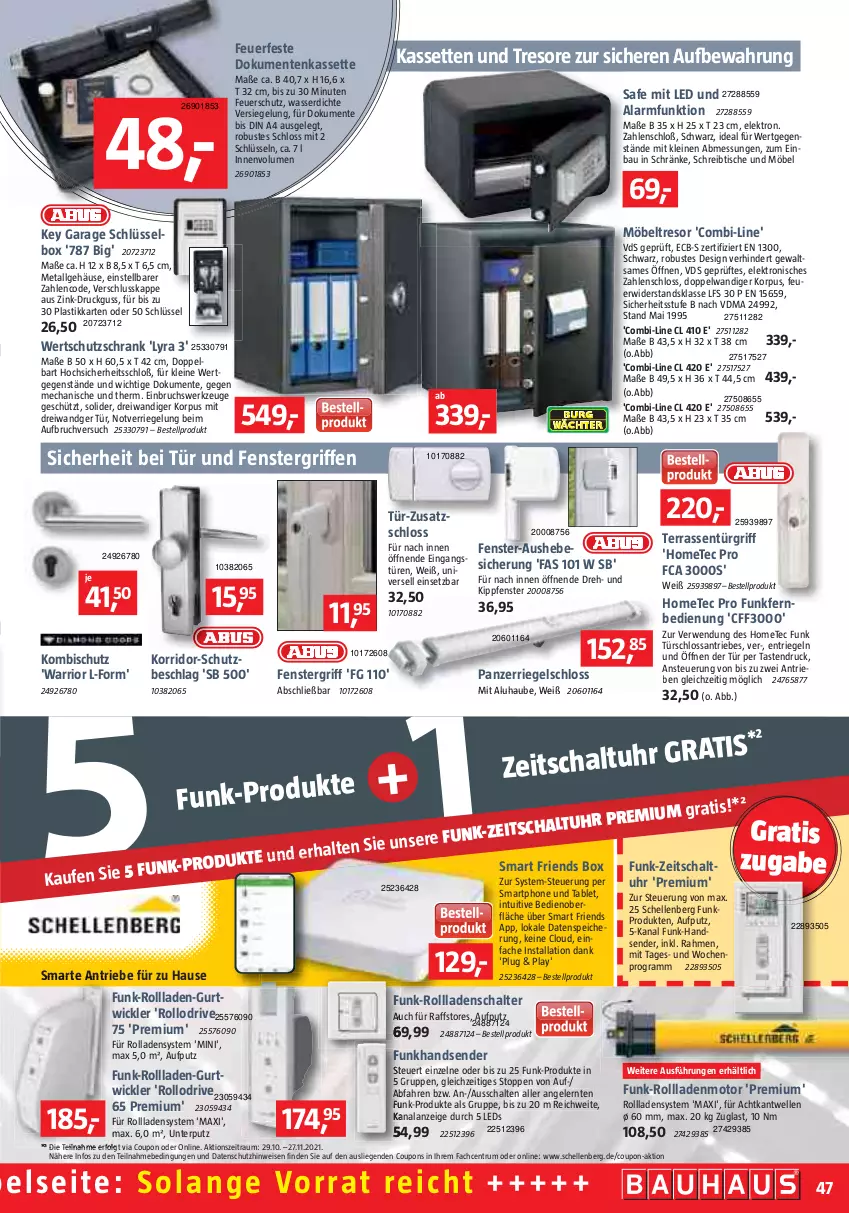 Aktueller Prospekt Bauhaus - Prospekte - von 30.10 bis 27.11.2021 - strona 47