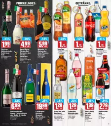 Gazetka promocyjna Hit - Prospekte - Gazetka - ważna od 26.02 do 26.02.2022 - strona 19 - produkty: alkohol, almdudler, aperol, asti, Beckers Bester, brut, Bundaberg, champagne, champagner, cin, cinzano, Cinzano Asti, coca-cola, cola, doppio passo, ecco, eis, elle, fever-tree, flasche, fürst von metternich, fuze tea, geldermann, getränk, getränke, glasflasche, Happy Day, La Gioiosa, Mett, metternich, mionetto, passo, prosecco, puma, Rauch, reis, säfte, schweppes, sekt, spumante, teller, Ti, zonin