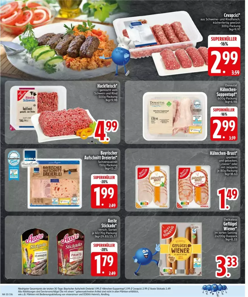 Aktueller Prospekt Edeka - Prospekte - von 12.01 bis 17.01.2026 - strona 18 - produkty: Abtei, aoste stickado, aufschnitt, cevapcici, deka, eier, eis, geback, Geflügel, LG, reis, spitzenqualität, stickado, suppe, suppen, tee, Ti, topf, ZTE