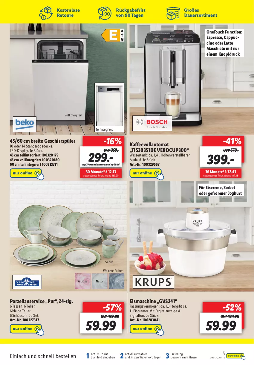 Aktueller Prospekt Lidl - Onlineshop-Highlights der Woche - von 23.08 bis 29.08.2021 - strona 5