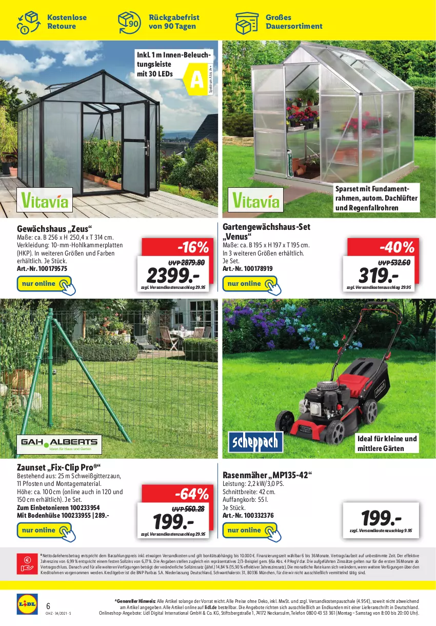 Aktueller Prospekt Lidl - Onlineshop-Highlights der Woche - von 23.08 bis 29.08.2021 - strona 6