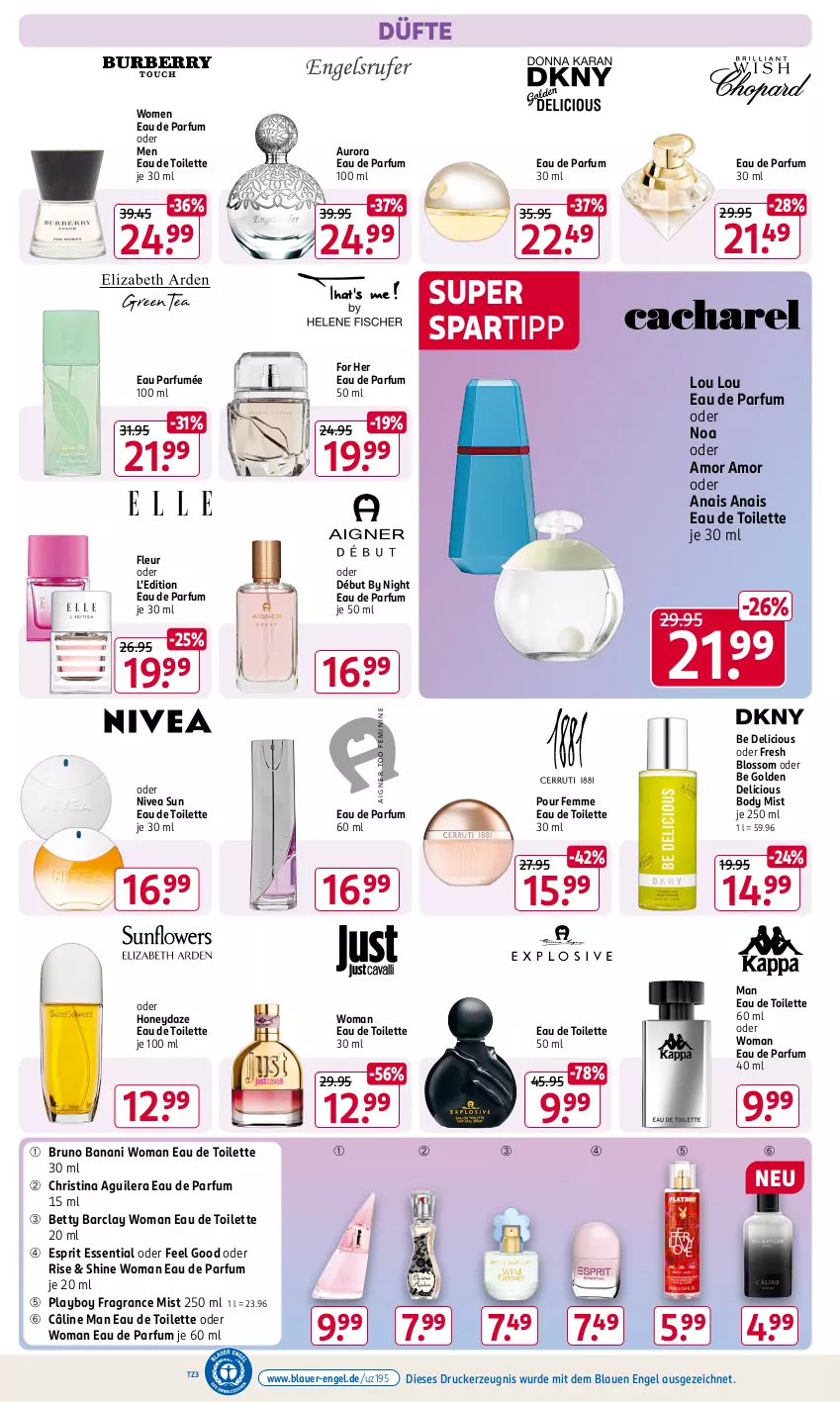 Aktueller Prospekt Rossmann - Prospekte - von 11.11 bis 15.11.2024 - strona 4 - produkty: auer, bett, body, bruno banani, drucker, Eau de parfum, eau de parfum 30 ml, eau de parfum 50 ml, eau de toilette, eau de toilette 30 ml, eau de toilette 50 ml, Engel, esprit, kerze, nivea, nivea sun, parfum, Playboy, spartipp, Ti