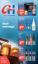 Gazetka promocyjna Getraenke Hoffmann - Prospekte - Gazetka - ważna od 20.05 do 20.05.2023 - strona 1 - produkty: angebot, angebote, Berger, bier, burgunder, elle, grauburgunder, krombache, krombacher, natur, natur radler, radler, Rheinsberger Preussenquelle, riesling, rwe, Three Sixty, Ti, vodka