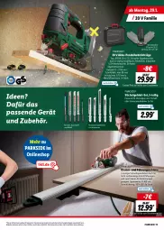 Gazetka promocyjna Lidl - Parkside - Gazetka - ważna od 10.02 do 10.02.2024 - strona 19 - produkty: akku, angebot, Arbeitsleuchte, dell, eis, elle, Holz, Leuchte, Mode, Parkside, Pendelhubstichsäge, reis, säge, stichsäge, Ti, ZTE