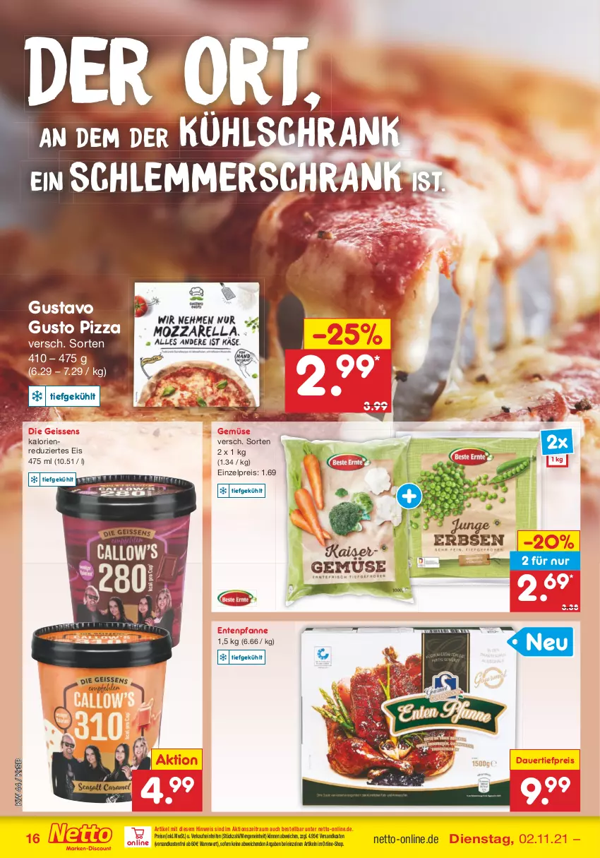 Aktueller Prospekt Netto Marken-Discount - Filial Angebote - von 02.11 bis 06.11.2021 - strona 16