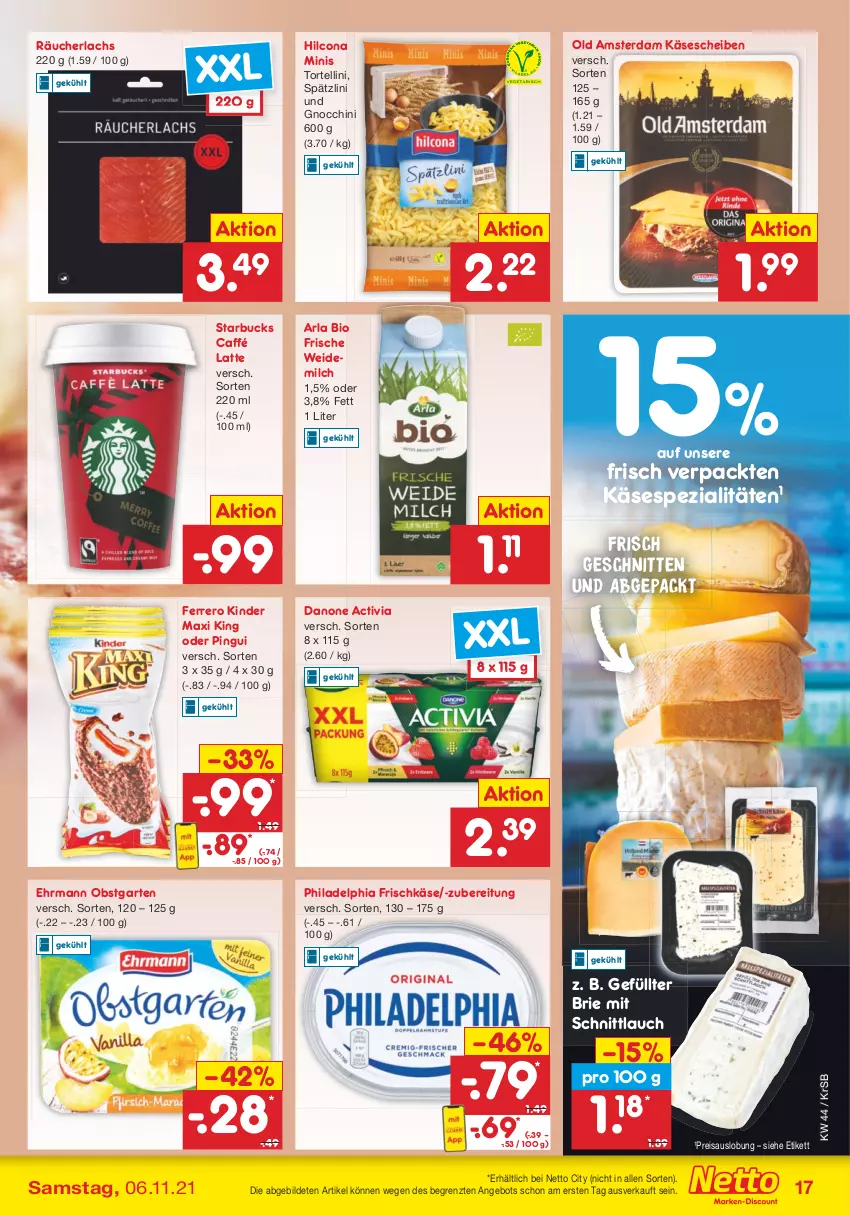 Aktueller Prospekt Netto Marken-Discount - Filial Angebote - von 02.11 bis 06.11.2021 - strona 17