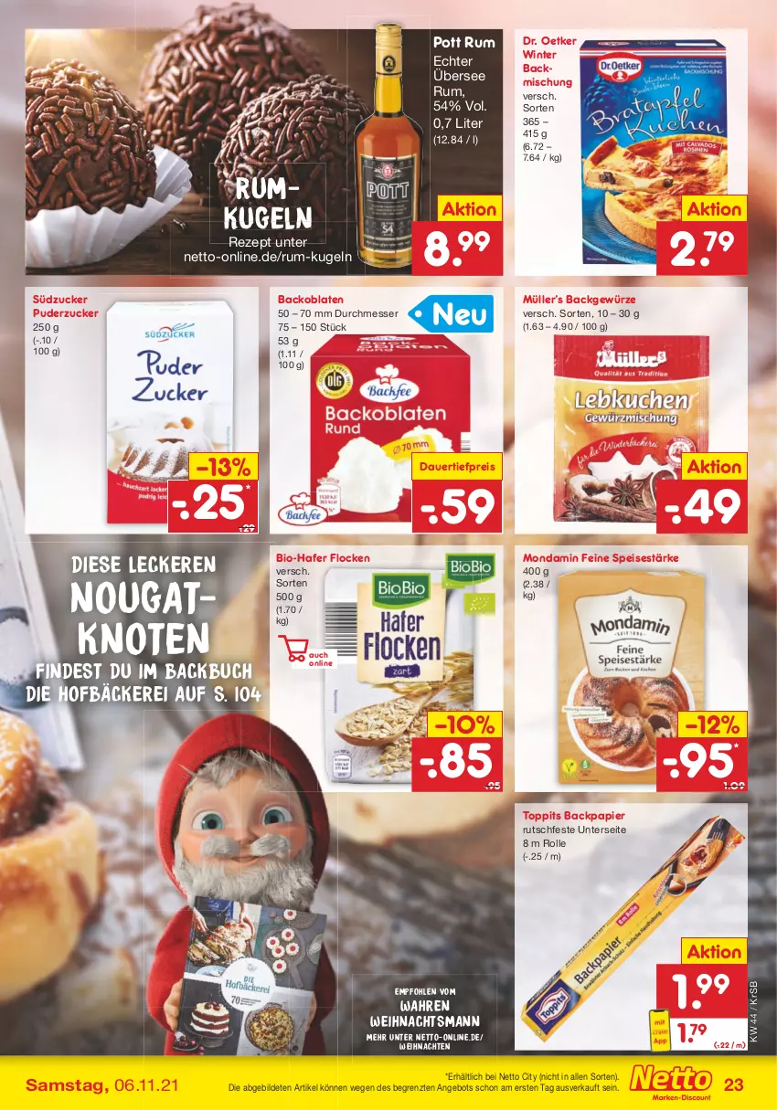 Aktueller Prospekt Netto Marken-Discount - Filial Angebote - von 02.11 bis 06.11.2021 - strona 23