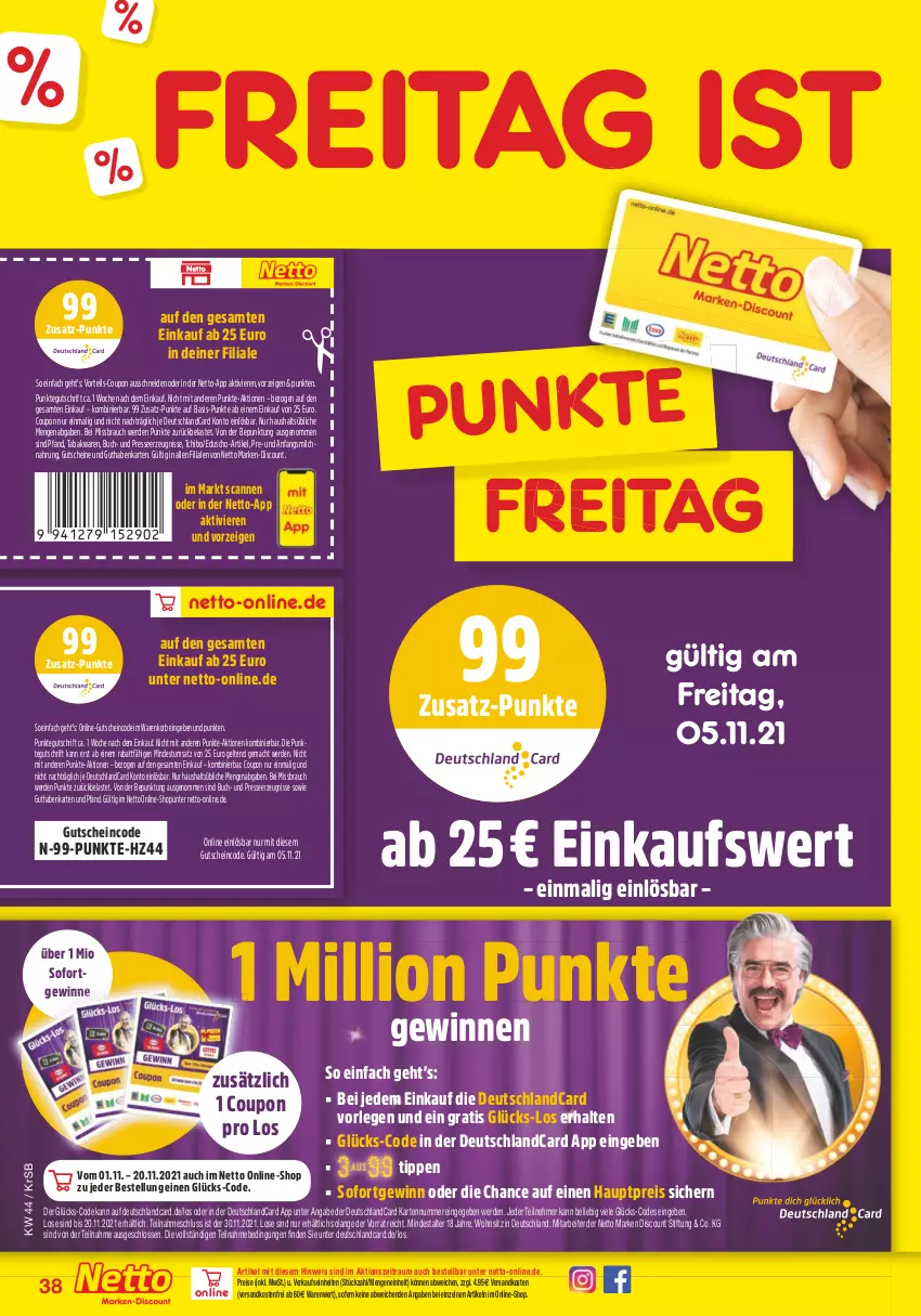 Aktueller Prospekt Netto Marken-Discount - Filial Angebote - von 02.11 bis 06.11.2021 - strona 38