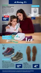 Gazetka promocyjna AldiSud - ALDI Aktuell - Gazetka - ważna od 08.01 do 08.01.2022 - strona 7 - produkty: alle artikel ohne dekoration, decksohle, dekoration, eis, elle, gin, isana, kleid, Kleidung, kompressor, lamm, Lammfell, medisana, medizinprodukt, Ria, sana, schuhe, Ti, Tiere, wasser, ZTE