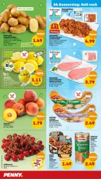 Gazetka promocyjna Penny - Prospekte - Gazetka - ważna od 03.06 do 03.06.2023 - strona 24 - produkty: bio, eis, fleisch, Frische Hähnchen, geschnetzeltes, gin, gutfried, gyros, kartoffel, kartoffeln, kirsch, kirsche, kirschen, knoblauch, minutenschnitzel, mit knoblauch, pfirsich, pfirsiche, regal, Schal, Schale, schnitzel, schwein, schweine, spargel, Ti, tzatziki, wein, weine, wurst, Zelt