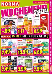 Gazetka promocyjna Norma - Norma - Gazetka - ważna od 25.07 do 25.07.2022 - strona 15 - produkty: akku, apfel, banane, bohne, bohnen, creme, eier, elle, filet, filets, flasche, hering, intermezzo, kirsch, kraft, lukull, mac, mint, mundspülung, nuss, orange, pfirsich, ring, Salsa, sauce, senf, spülung, Ti, tomate, tomaten, vita, waschmittel, weichspüler, Wild