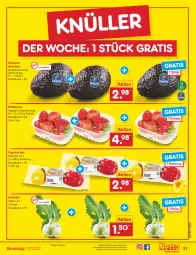 Gazetka promocyjna Netto Marken-Discount - Filial-Angebote - Gazetka - ważna od 17.12 do 17.12.2022 - strona 31 - produkty: angebot, asti, avocado, beere, beeren, bestpreis, chiquita, eis, erdbeere, erdbeeren, kohlrabi, paprika, reis, Schal, Schale, Ti, ZTE