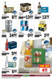 Gazetka promocyjna Metro - GastroJournal - Gazetka - ważna od 01.06 do 01.06.2022 - strona 23 - produkty: alkohol, alkoholfreie getränke, Alwa, apfel, Benediktiner, bier, bio, bionade, drink, eis, energy drink, flasche, franziskaner, gerolsteine, gerolsteiner, getränk, getränke, krone, mineralwasser, orange, orangen, orangensaft, Palette, red bull, saft, steiner, thomas henry, Ti, top-hit, warsteiner, wasser, weissbier