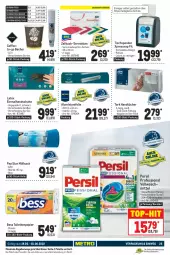 Gazetka promocyjna Metro - GastroJournal - Gazetka - ważna od 01.06 do 01.06.2022 - strona 25 - produkty: Aluminiumfolie, Becher, decke, Deckel, eis, handschuhe, handtücher, Palette, papier, persil, reis, rioba, sac, schuhe, Serviette, servietten, Ti, tisch, toilettenpapier, top-hit, tuc, tücher, vollwaschmittel, waschmittel