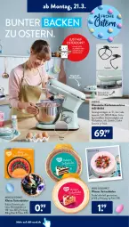 Gazetka promocyjna AldiSud - ALDI Aktuell - Gazetka - ważna od 26.03 do 26.03.2022 - strona 10 - produkty: aldi, ambia, decke, deka, deo, eis, küche, kuchen, Küchen, leine, reis, rezept, schnitten, Spritzschutz, Ti, torte, wiener
