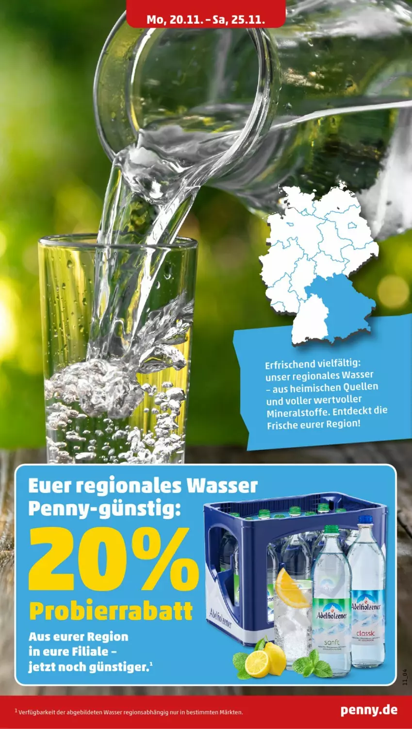 Aktueller Prospekt Penny - Prospekte - von 20.11 bis 25.11.2023 - strona 11 - produkty: Ti, wasser