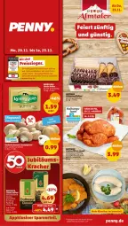 Gazetka promocyjna Penny - Prospekte - Gazetka - ważna od 25.11 do 25.11.2023 - strona 1 - produkty: braun, butter, champignon, champignons, eis, fleisch, gewürz, gin, Hendl, regal, reis, Ti, uhu, wein