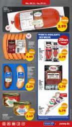 Gazetka promocyjna Penny - Prospekte - Gazetka - ważna od 25.11 do 25.11.2023 - strona 5 - produkty: angebot, angebote, ball, eis, erde, hausmarke, jagdwurst, mac, Meister, ring, salami, Ti, Ungarische Salami, wurst, würstchen