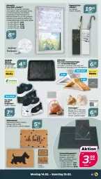 Gazetka promocyjna Netto - Angebote ab Montag - Gazetka - ważna od 19.02 do 19.02.2022 - strona 15 - produkty: bügel, elle, fenster, Holz, hose, hosen, Kette, kleid, kleider, kleiderbügel, kokos, Mode, Ria, schirmständer, schmutzfangmatte, schrauben, Ti, topper, türstopper