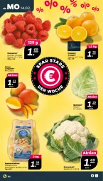 Gazetka promocyjna Netto - Angebote ab Montag - Gazetka - ważna od 19.02 do 19.02.2022 - strona 2 - produkty: beere, beeren, blume, blumen, blumenkohl, eis, himbeer, himbeere, himbeeren, kartoffel, kartoffeln, mango, mehl, orange, orangen, speisekartoffeln, spitzkohl, Ti
