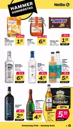 Gazetka promocyjna Netto - Angebote ab Montag - Gazetka - ważna od 19.02 do 19.02.2022 - strona 21 - produkty: backmischung, berliner, berliner luft, bihophar, bügel, flasche, grand sud, honig, korn, krombache, krombacher, krombacher pils, LG, likör, mars, merl, merlot, oder twix, pfeffer, pfefferminzlikör, pils, riesling, rotkäppchen, schoko, sekt, snickers, Ti, torte, twix, vodka
