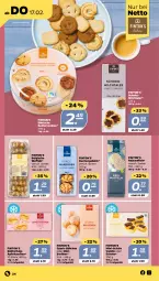 Gazetka promocyjna Netto - Angebote ab Montag - Gazetka - ważna od 19.02 do 19.02.2022 - strona 24 - produkty: apfel, Apfeltasche, berliner, blätterteig, butter, cookie, cookies, eis, eiswaffeln, kuchen, LG, milch, quark, reis, Reiswaffeln, schoko, Schokomilch, Tasche, taschen, Ti, vanille, waffeln