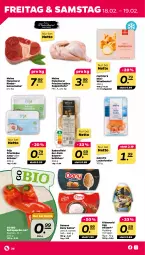 Gazetka promocyjna Netto - Angebote ab Montag - Gazetka - ważna od 19.02 do 19.02.2022 - strona 26 - produkty: auer, Bau, Bauer, beutel, bio, brötchen, danone, Dany, dany sahne, dessert, eis, elle, fleisch, Fleischerei, forelle, frischkäse, Käse, kräuter, lachs, natur, oder kräuter, paprika, paprika rot, pudding, rel, rind, rinder, sahne, Schere, Spitzpaprika, suppe, suppen, Suppenhuhn, Ti, Windbeutel