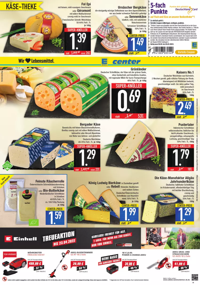 Aktueller Prospekt E Center - Angebote der Woche - von 28.02 bis 05.03.2022 - strona 9 - produkty: akku, ball, rel, Ti