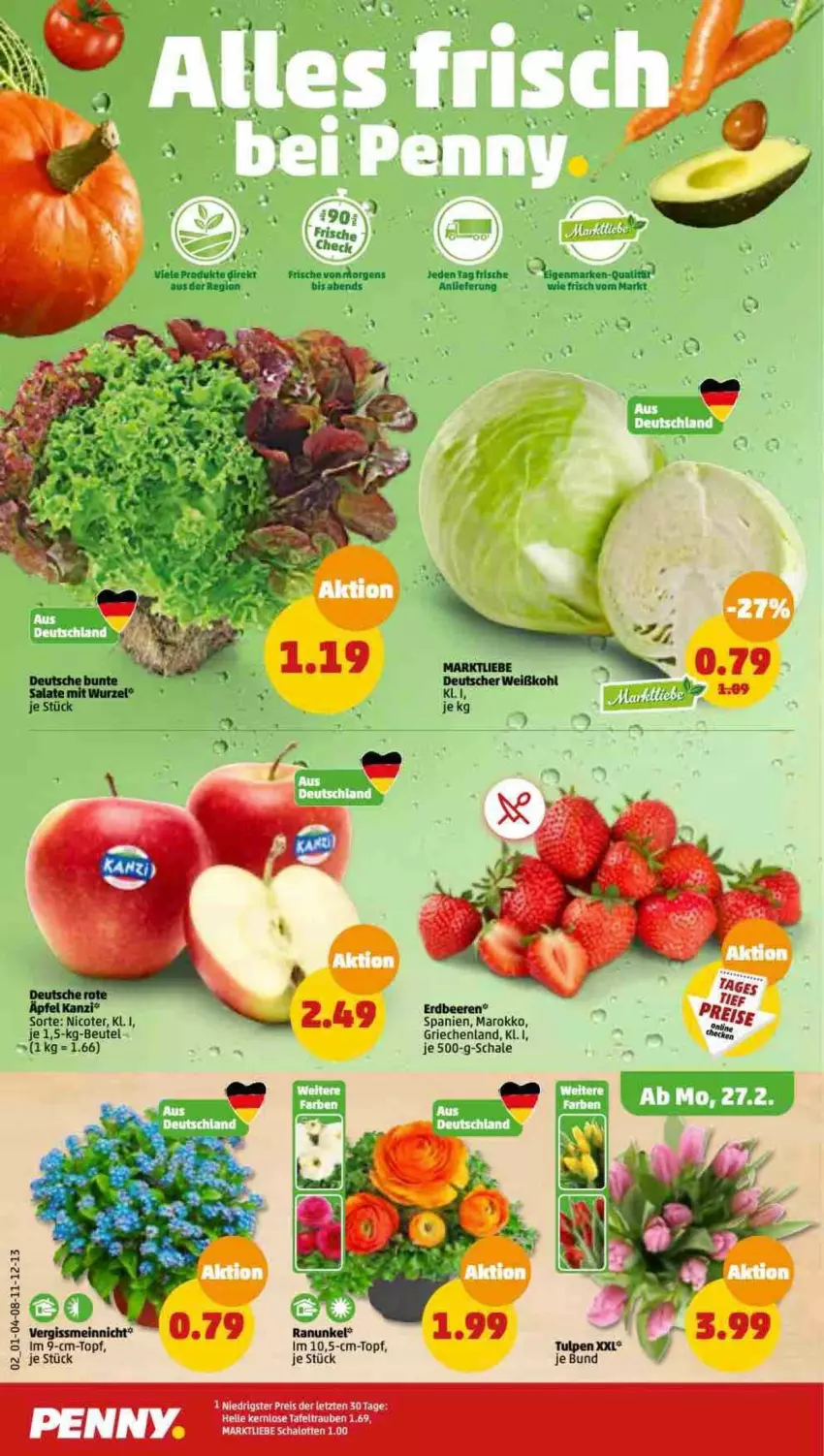 Aktueller Prospekt Penny - Prospekte - von 27.02 bis 04.03.2023 - strona 2 - produkty: beutel, eis, elle, hero, im 9-cm-topf, reis, Schal, Schale, tafeltrauben, topf, trauben, ZTE