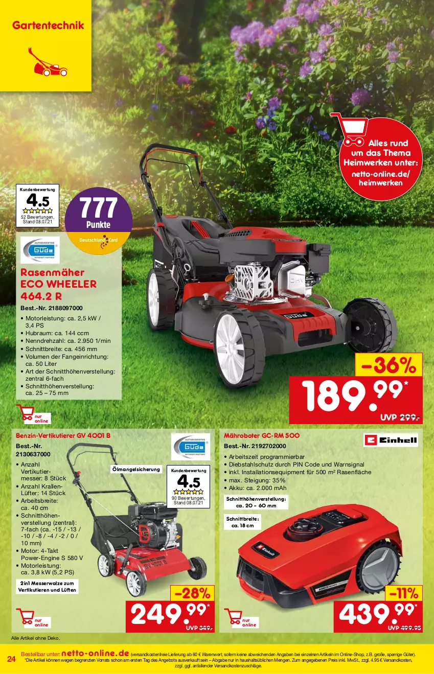 Aktueller Prospekt Netto Marken-Discount - August - von 01.08 bis 31.08.2021 - strona 24