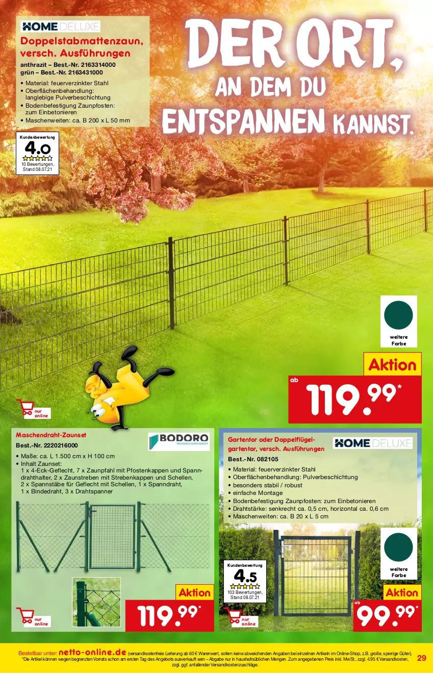 Aktueller Prospekt Netto Marken-Discount - August - von 01.08 bis 31.08.2021 - strona 29