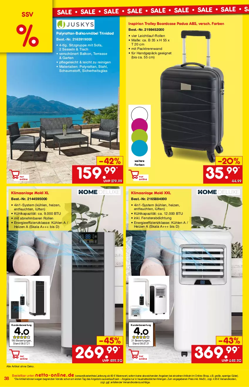 Aktueller Prospekt Netto Marken-Discount - August - von 01.08 bis 31.08.2021 - strona 38