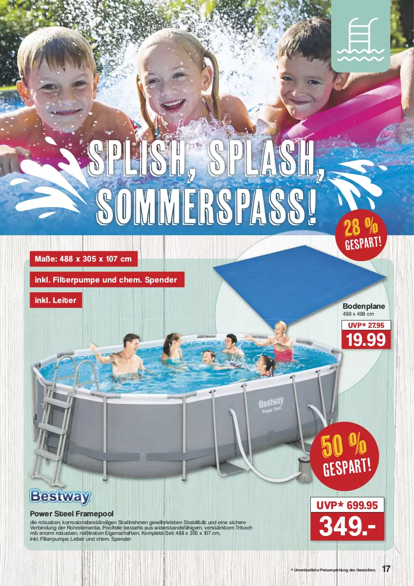 Aktueller Prospekt Famila - Prospekte - von 06.05 bis 31.10.2024 - strona 17 - produkty: eis, elle, ente, pool, reis, rel, tee, teller