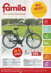 Gazetka promocyjna Famila - Prospekte - Gazetka - ważna od 31.10 do 31.10.2024 - strona 1 - produkty: akku, E-Bike, eis, elle, felgen, gabel, jever, LG, reis, rel, Ria, Schal, teller, Ti, Weste, Wild