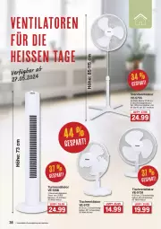 Gazetka promocyjna Famila - Prospekte - Gazetka - ważna od 31.10 do 31.10.2024 - strona 38 - produkty: eis, elle, reis, standventilator, teller, Ti, timer, tisch, tischventilator, turmventilator, ventilator