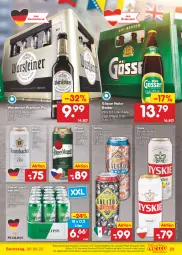 Gazetka promocyjna Netto Marken-Discount - Filial-Angebote - Gazetka - ważna od 06.08 do 06.08.2022 - strona 23 - produkty: angebot, bestpreis, bier, eis, erdinger, gösser, heineken, krombache, krombacher, krombacher pils, natur, natur radler, oder radler, pils, pilsener, pilsner, pilsner urquell, premium pils, radler, reis, steiner, Ti, tyskie, warsteiner, ZTE