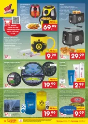 Gazetka promocyjna Netto Marken-Discount - Filial-Angebote - Gazetka - ważna od 06.08 do 06.08.2022 - strona 28 - produkty: Anhänger, auto, ball, batterie, batterien, Becher, brot, deo, deodorant, duschgel, eis, Elan, elle, ente, fritteuse, Fußball, getränk, getränke, Heißluftfritteuse, kaffee, kaffeebecher, kerze, küche, Leuchte, leuchten, mikrowelle, ndk, reis, Schriftzug, Sport, spülmaschinen, Ti, Tiere, tisch, toast, Toastbrot, toaster, uhr, Untersetzer, usb, wanduhr