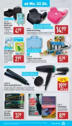 Gazetka promocyjna Aldi Nord - Von Montag - Gazetka - ważna od 07.06 do 07.06.2025 - strona 15 - produkty: Aufkleber, auto, batterie, batterien, Bau, buch, dell, eis, elle, gin, haartrockner, Kinder, Kindersitz, kleber, koffer, latte, Leuchte, Mode, remington, rwe, Spiele, Sport, tablet, Tasche, taschen, Taschenbuch, Ti, Tiere, Trockner, usb, ZTE