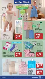 Gazetka promocyjna Aldi Nord - Von Montag - Gazetka - ważna od 07.06 do 07.06.2025 - strona 25 - produkty: Anzug, Bau, baumwolle, bett, bettwäsche, bio, body, dell, Elan, garnitur, gin, kissen, Kissenbezug, kopfkissen, kopfkissenbezug, Mode, Ria, Schlafanzug, seersucker, Seersucker-Bettwäsche, socken, Strampler, Ti, wolle, ZTE