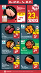 Gazetka promocyjna Aldi Nord - Von Montag - Gazetka - ważna od 07.06 do 07.06.2025 - strona 4 - produkty: bio, braten, brustfilet, eis, elle, filet, fleisch, forelle, grill, hähnchenbrust, hähnchenbrustfilet, hüftsteak, hüftsteaks, küche, Küchen, lachs, rel, rind, rwe, schwein, schweine, steak, steaks, Ti, trolli, wein, weine